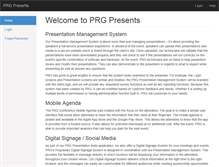 Tablet Screenshot of prgmobileapps.com